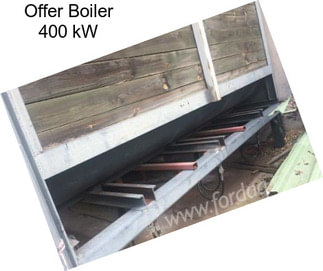 Offer Boiler 400 kW