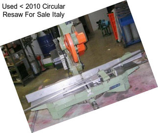 Used < 2010 Circular Resaw For Sale Italy