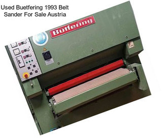 Used Buetfering 1993 Belt Sander For Sale Austria