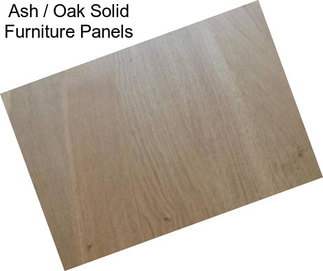 Ash / Oak Solid Furniture Panels