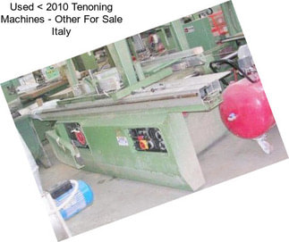 Used < 2010 Tenoning Machines - Other For Sale Italy