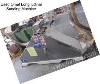 Used Omef Longitudinal Sanding Machine