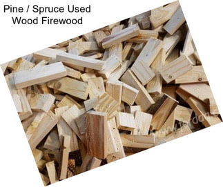 Pine / Spruce Used Wood Firewood