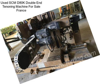 Used SCM D80K Double End Tenoning Machine For Sale France