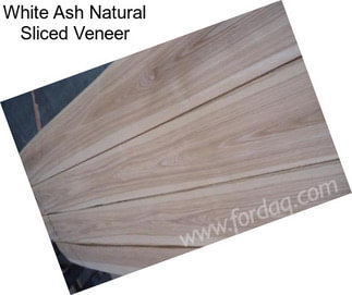White Ash Natural Sliced Veneer
