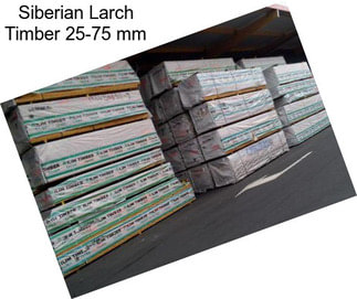 Siberian Larch Timber 25-75 mm