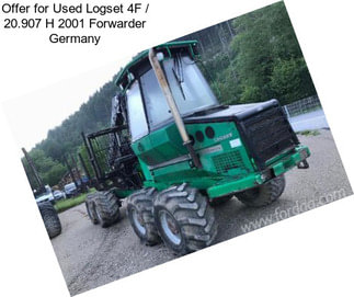 Offer for Used Logset 4F / 20.907 H 2001 Forwarder Germany