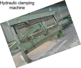 Hydraulic clamping machine