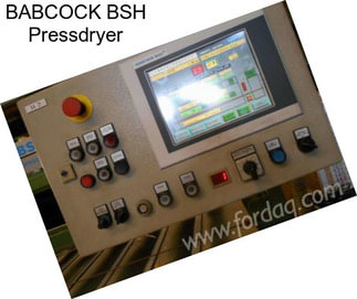 BABCOCK BSH Pressdryer