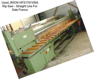 Used JRION HFS170/10SA Rip Saw - Straight Line For Sale France