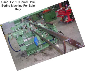 Used < 2010 Dowel Hole Boring Machine For Sale Italy