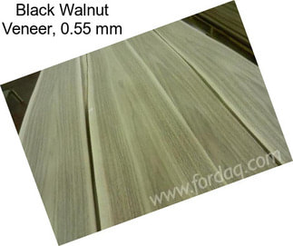 Black Walnut Veneer, 0.55 mm