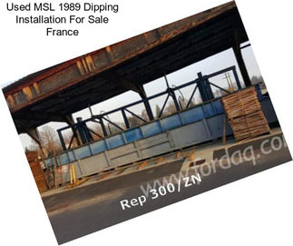Used MSL 1989 Dipping Installation For Sale France