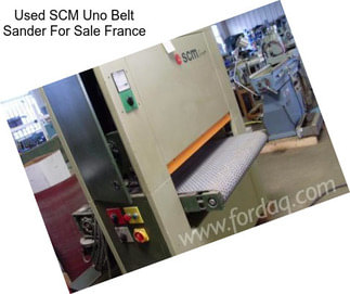 Used SCM Uno Belt Sander For Sale France