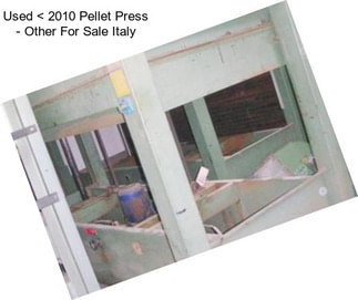 Used < 2010 Pellet Press - Other For Sale Italy