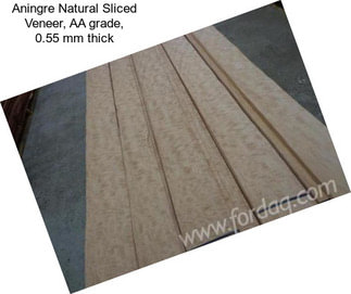 Aningre Natural Sliced Veneer, AA grade, 0.55 mm thick