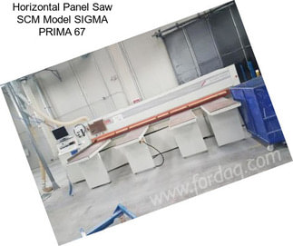 Horizontal Panel Saw SCM Model SIGMA PRIMA 67