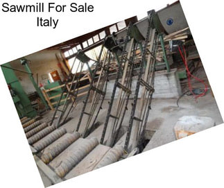 Sawmill For Sale Italy