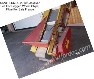 Used FERMEC 2010 Conveyor Belt For Hogged Wood, Chips, Fibre For Sale France