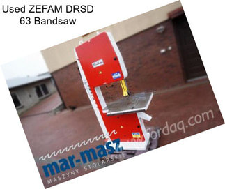 Used ZEFAM DRSD 63 Bandsaw