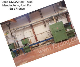 Used OMGA Roof Truss Manufacturing Unit For Sale France