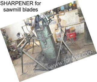 SHARPENER for sawmill blades