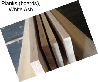 Planks (boards), White Ash