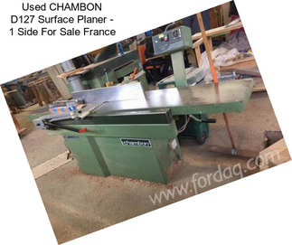 Used CHAMBON D127 Surface Planer - 1 Side For Sale France
