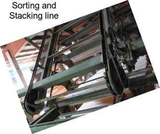 Sorting and Stacking line