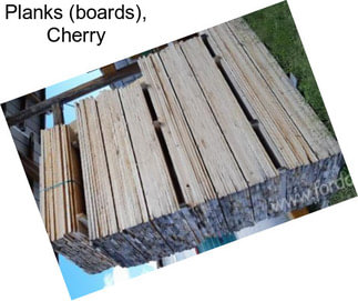 Planks (boards), Cherry