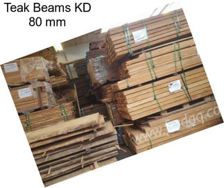 Teak Beams KD 80 mm