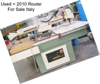 Used < 2010 Router For Sale Italy