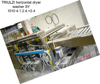 TRIULZI horizontal dryer washer SY 1010 4.1.2.4.+2.4