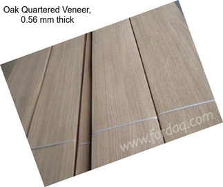 Oak Quartered Veneer, 0.56 mm thick