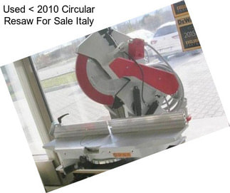 Used < 2010 Circular Resaw For Sale Italy