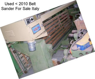 Used < 2010 Belt Sander For Sale Italy