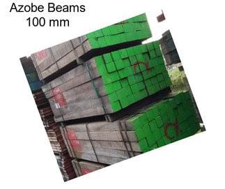 Azobe Beams 100 mm