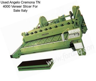 Used Angelo Cremona TN 4000 Veneer Slicer For Sale Italy