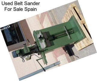 Used Belt Sander For Sale Spain