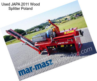 Used JAPA 2011 Wood Splitter Poland