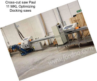 Cross-cut saw Paul 11 MKL Optimizing Docking saws