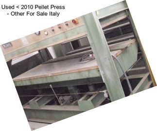 Used < 2010 Pellet Press - Other For Sale Italy