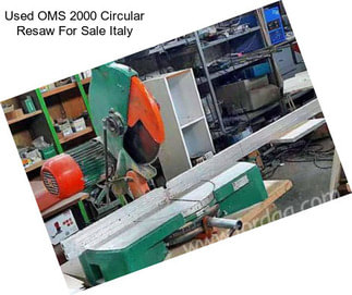 Used OMS 2000 Circular Resaw For Sale Italy