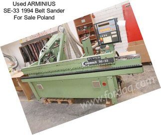 Used ARMINIUS SE-33 1994 Belt Sander For Sale Poland