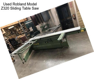 Used Robland Model Z320 Sliding Table Saw