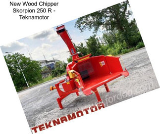 New Wood Chipper Skorpion 250 R - Teknamotor