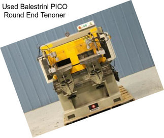 Used Balestrini PICO Round End Tenoner