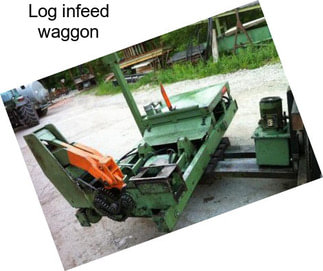 Log infeed waggon