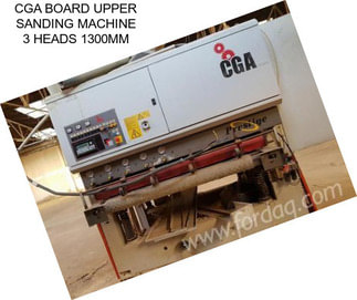 CGA BOARD UPPER SANDING MACHINE 3 HEADS 1300MM