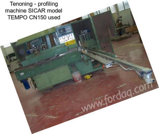 Tenoning - profiling machine SICAR model TEMPO CN150 used